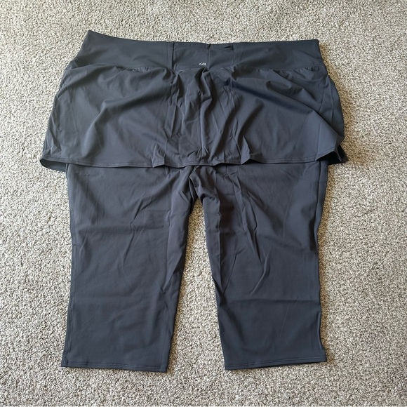 Women’s Petite Grey Zuda Skirt Leggings - Picture 2 of 4